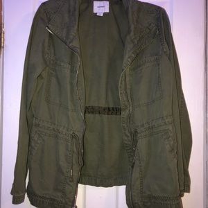 Army green field jacket